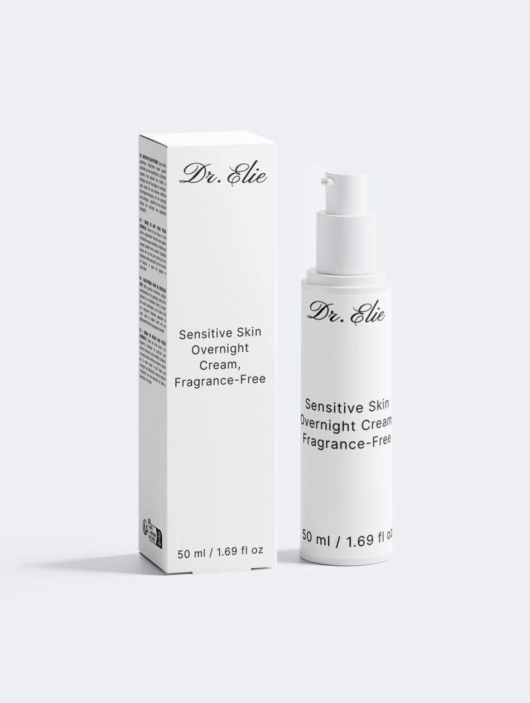 Sensitive Skin Overnight Cream, Fragrance-Free