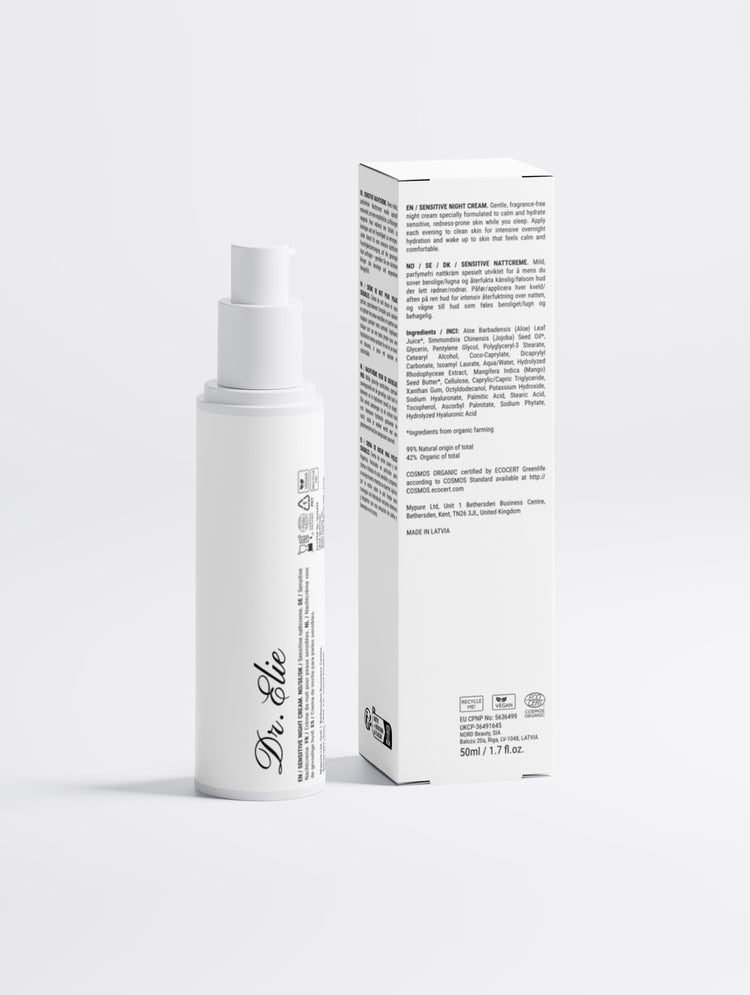 Sensitive Skin Overnight Cream, Fragrance-Free
