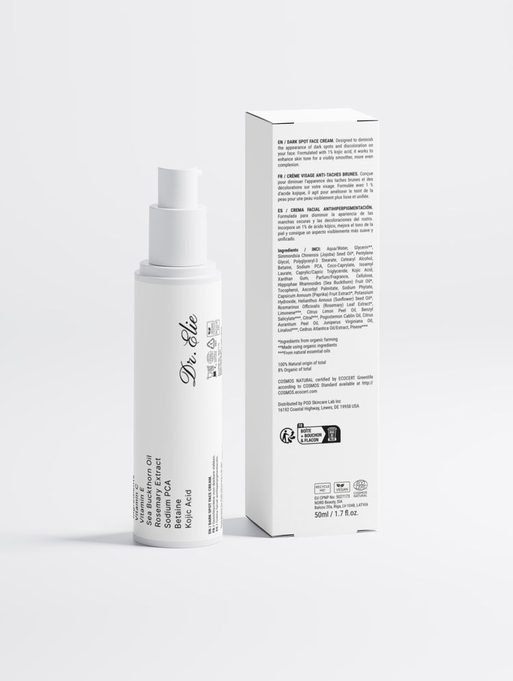 Dark Spot Face Cream with Kojic Acid